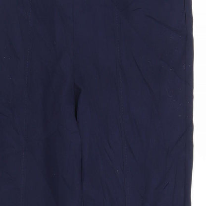 Womens UK Size 8 ASOS Regular Fit Carrot Blue Trousers