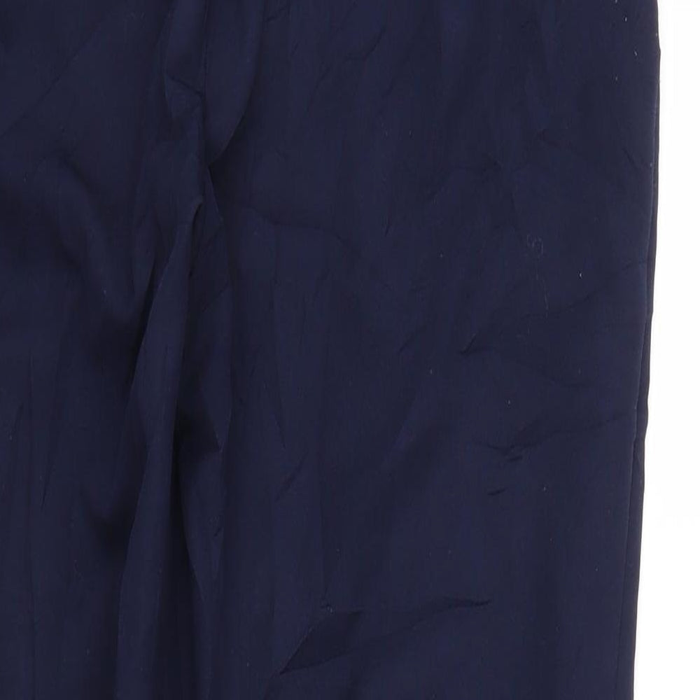 Womens UK Size 8 ASOS Regular Fit Carrot Blue Trousers