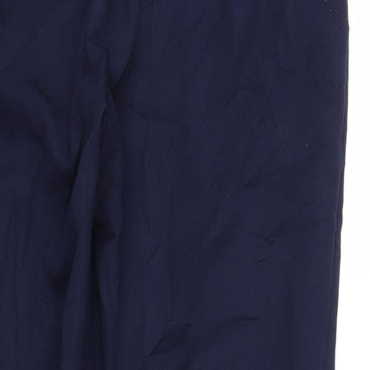 Womens UK Size 8 ASOS Regular Fit Carrot Blue Trousers