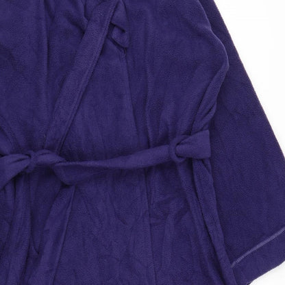 Nightwear Womens Purple Solid  Chemise Robe Size 14