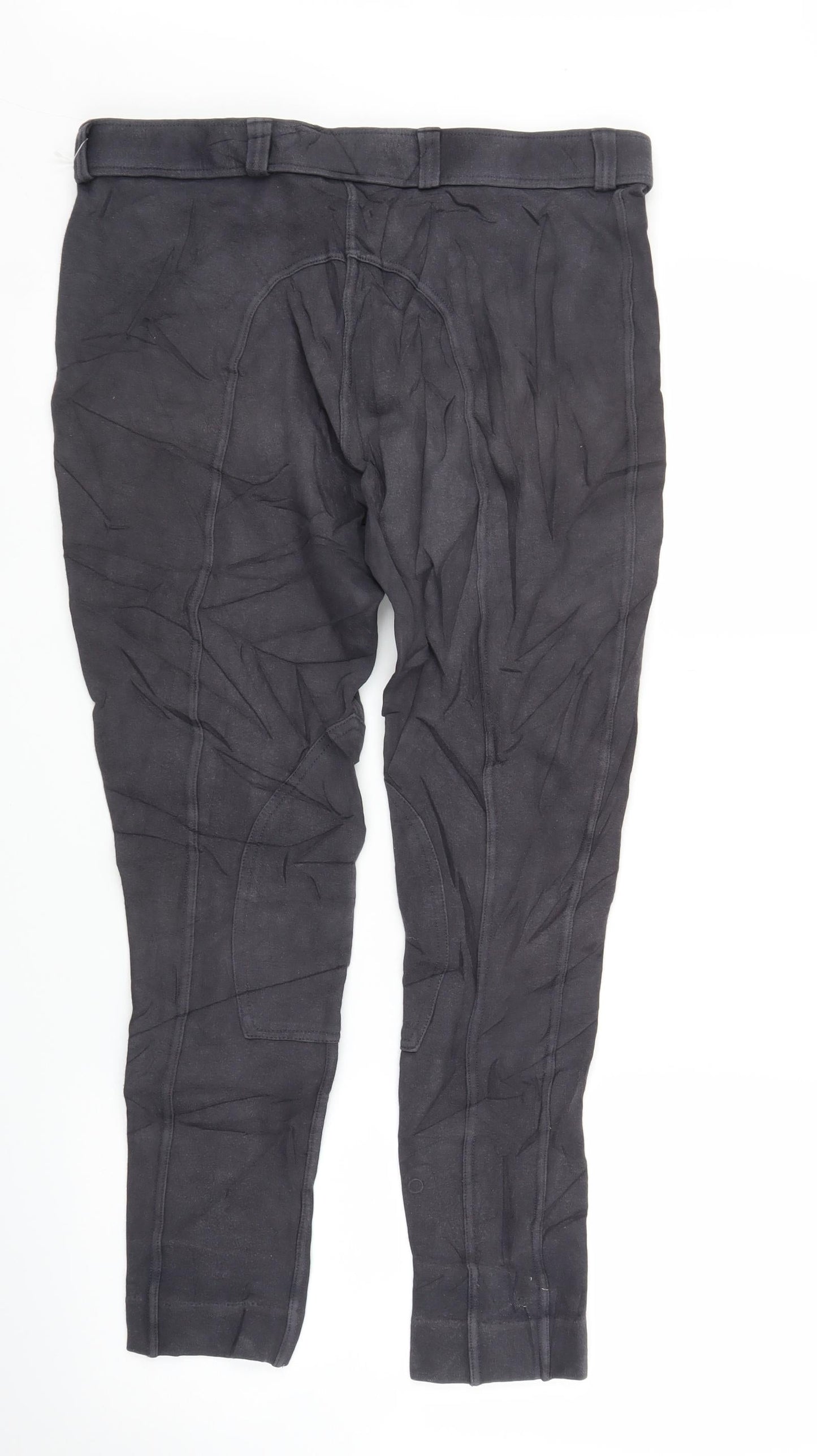 Saxon Womens Grey   Carrot Trousers Size M L25 in
