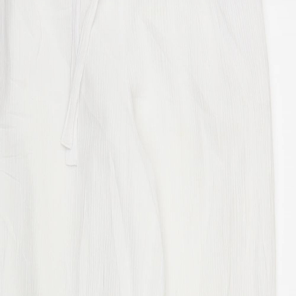 Womens UK Size 12 Canda Regular Fit Bloomer White Trousers