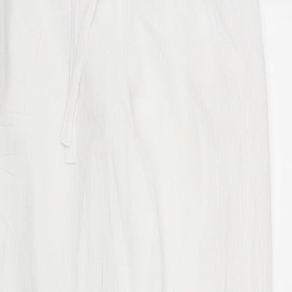 Womens UK Size 12 Canda Regular Fit Bloomer White Trousers