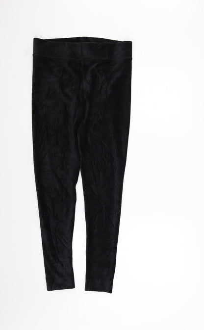 Womens UK Size 12 Marks and Spencer Regular Fit  Black Trousers