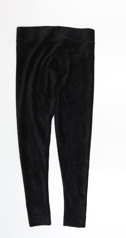 Womens UK Size 12 Marks and Spencer Regular Fit  Black Trousers