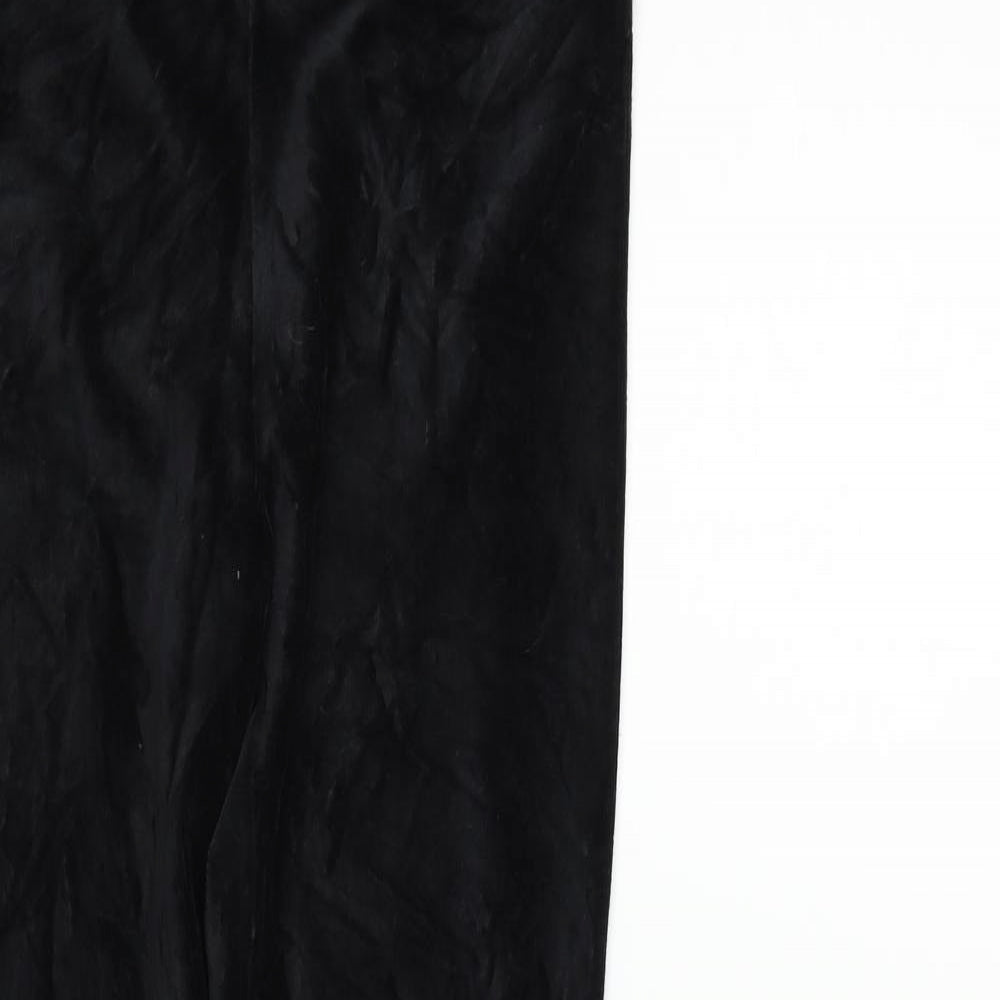 Womens UK Size 12 Marks and Spencer Regular Fit  Black Trousers