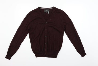 Marks and Spencer Womens Purple   Cardigan Jumper Size S
