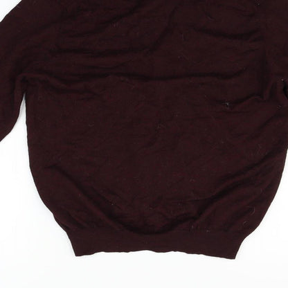 Marks and Spencer Womens Purple   Cardigan Jumper Size S