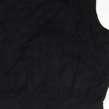 Next Womens Black   Vest Jumper Size 14