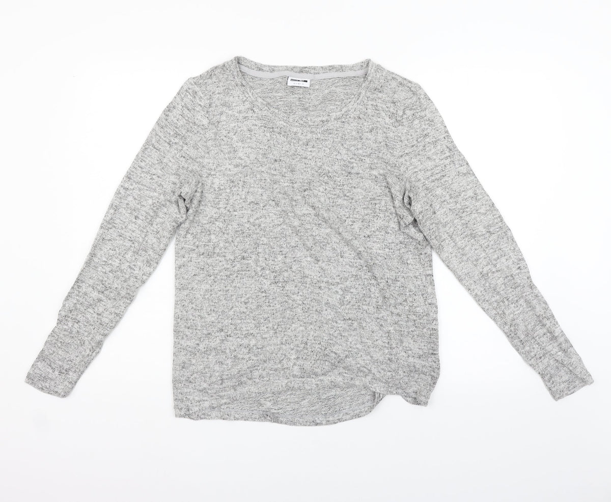 Noisy May Womens Grey   Pullover Jumper Size M
