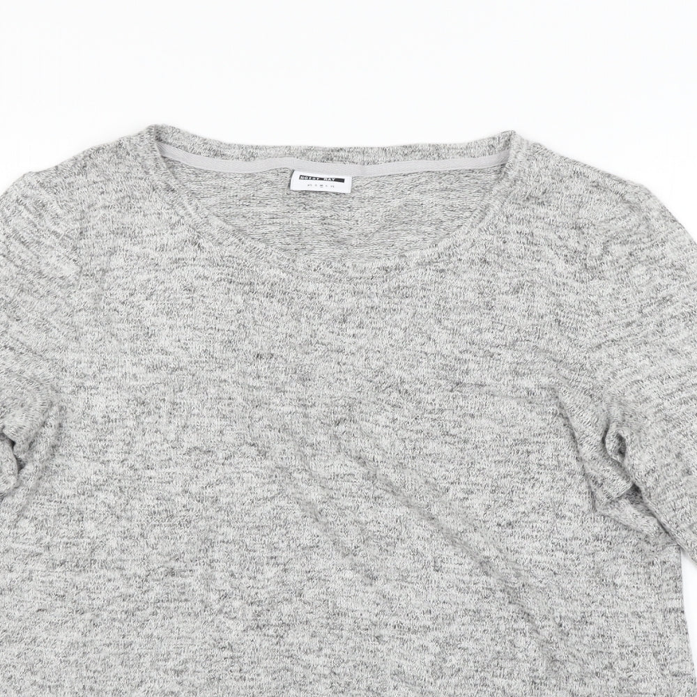 Noisy May Womens Grey   Pullover Jumper Size M