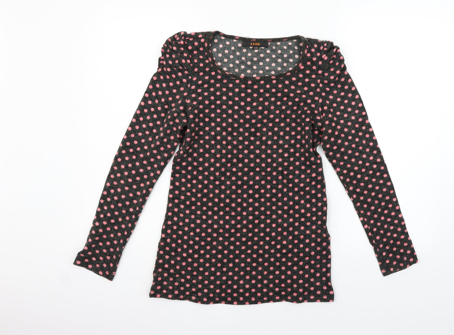 lyds Girls Pink Spotted  Pullover Jumper Size 15 Years