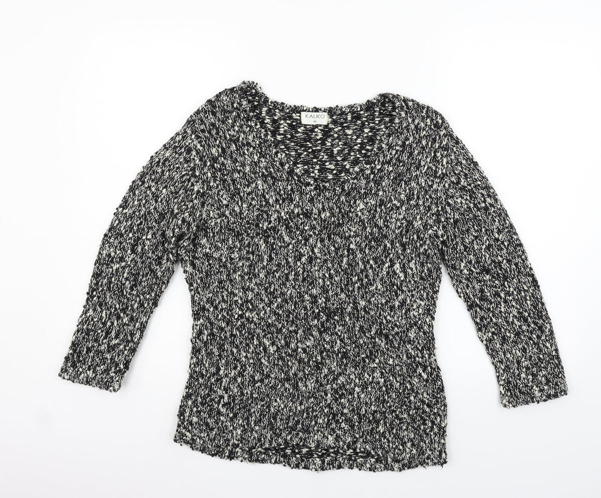 kalico Womens Grey   Pullover Jumper Size 16