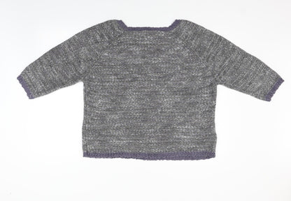 David Emanuel Womens Grey   Pullover Jumper Size L