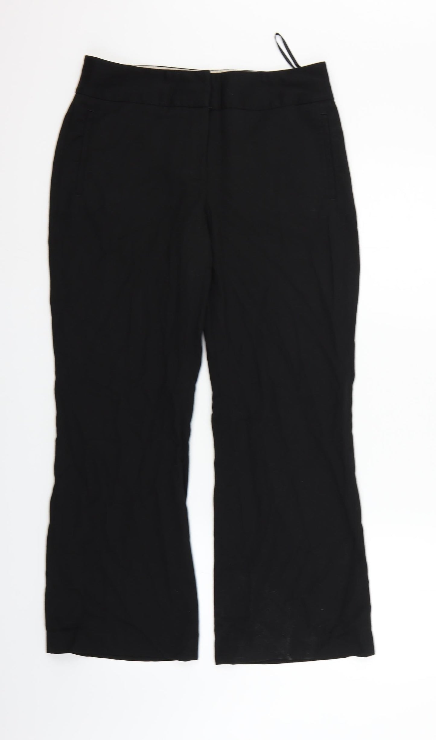 Womens UK Size 12 NEXT Regular Fit  Black Trousers