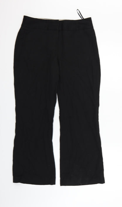 Womens UK Size 12 NEXT Regular Fit  Black Trousers