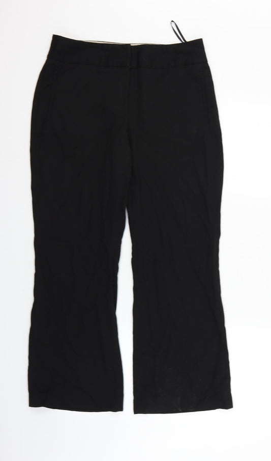 Womens UK Size 12 NEXT Regular Fit  Black Trousers
