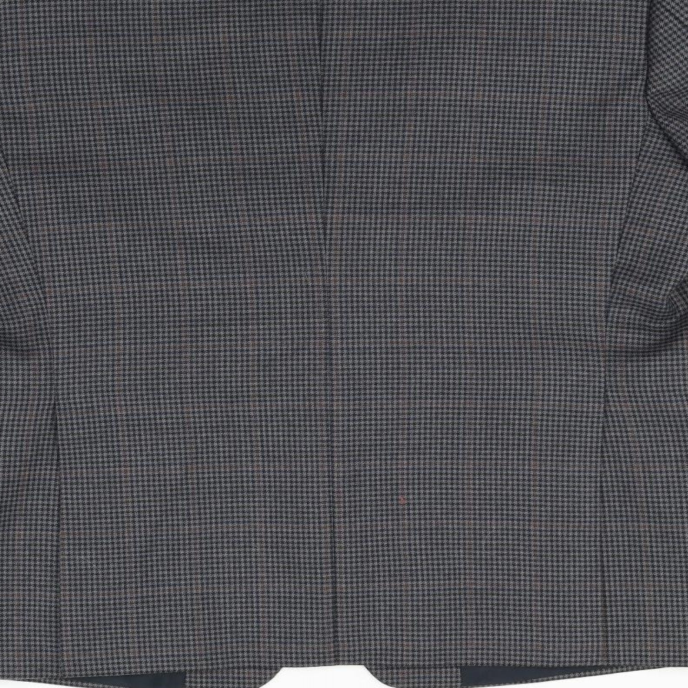 Preworn Mens Grey Check  Jacket Blazer Size S