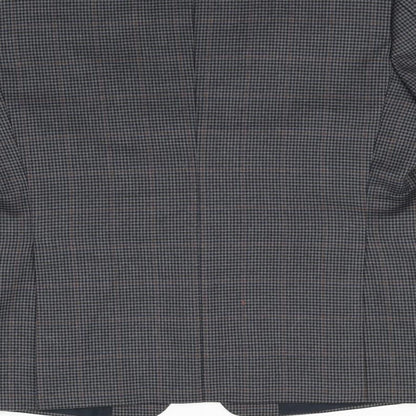Preworn Mens Grey Check  Jacket Blazer Size S