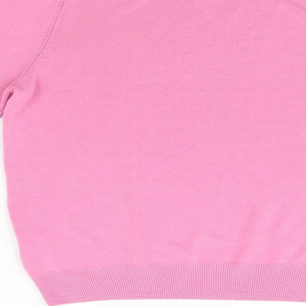 Marks & Spencer Womens Pink   Pullover Jumper Size 12