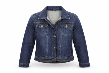 Front view of Gap boys’ blue jacket coat, size XL