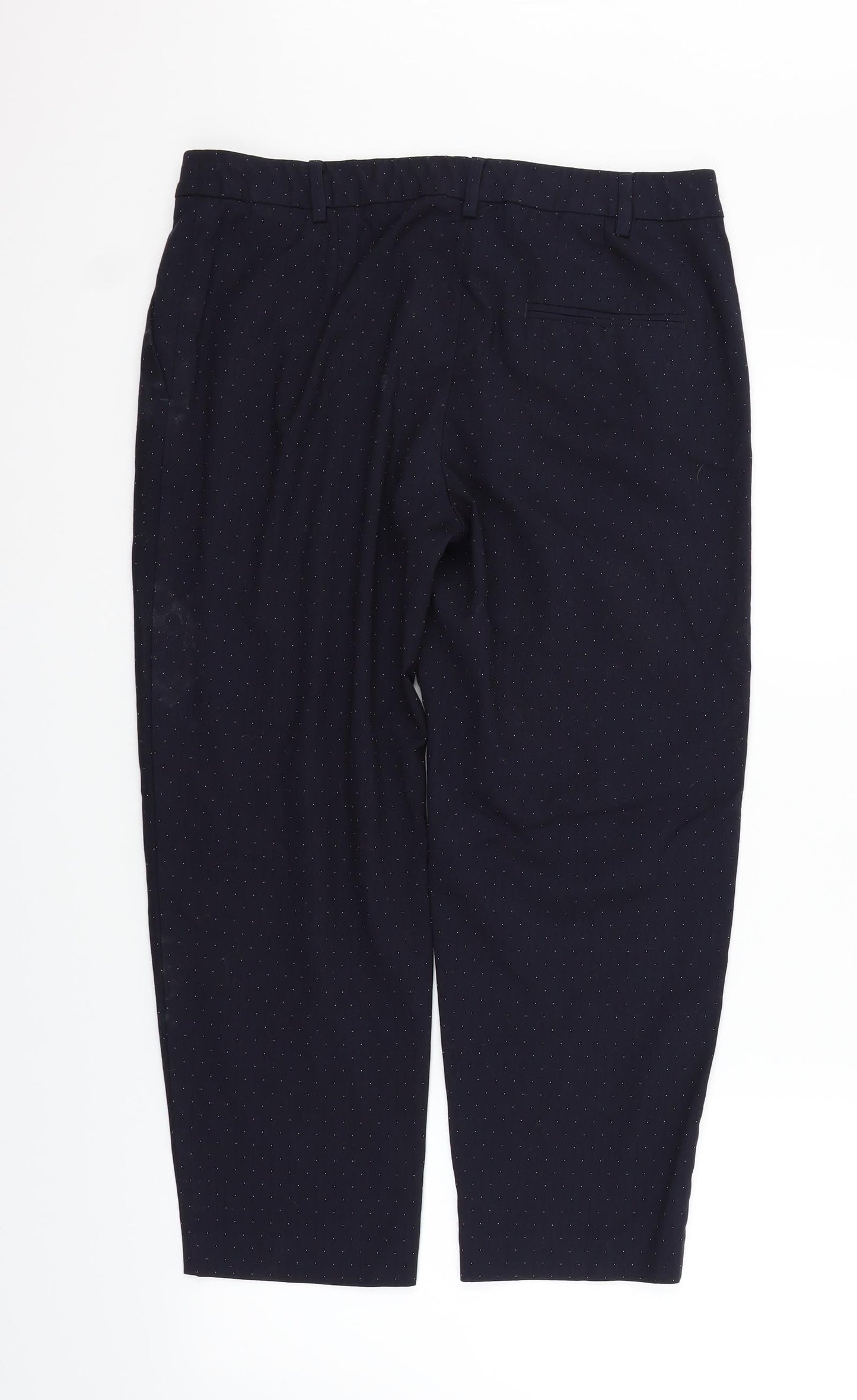 Womens UK Size 14 Marks and Spencer Extra-Slim Fit  Black Trousers