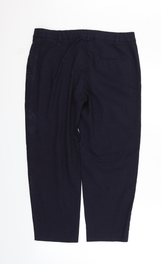 Womens UK Size 14 Marks and Spencer Extra-Slim Fit  Black Trousers