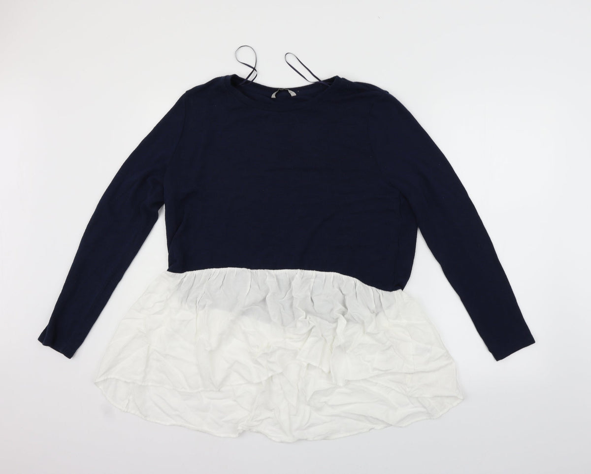 Tu Womens Blue   Pullover Jumper Size 14