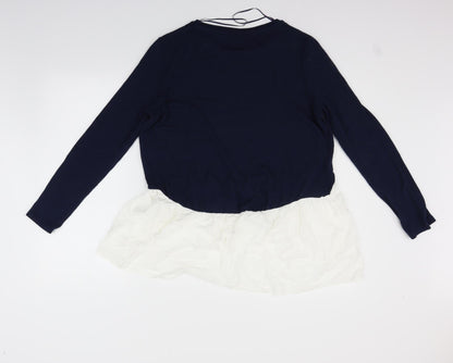 Tu Womens Blue   Pullover Jumper Size 14