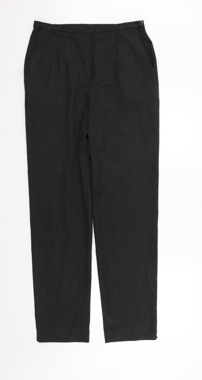 Womens UK Size 14 Marks and Spencer Regular Fit  Grey Trousers