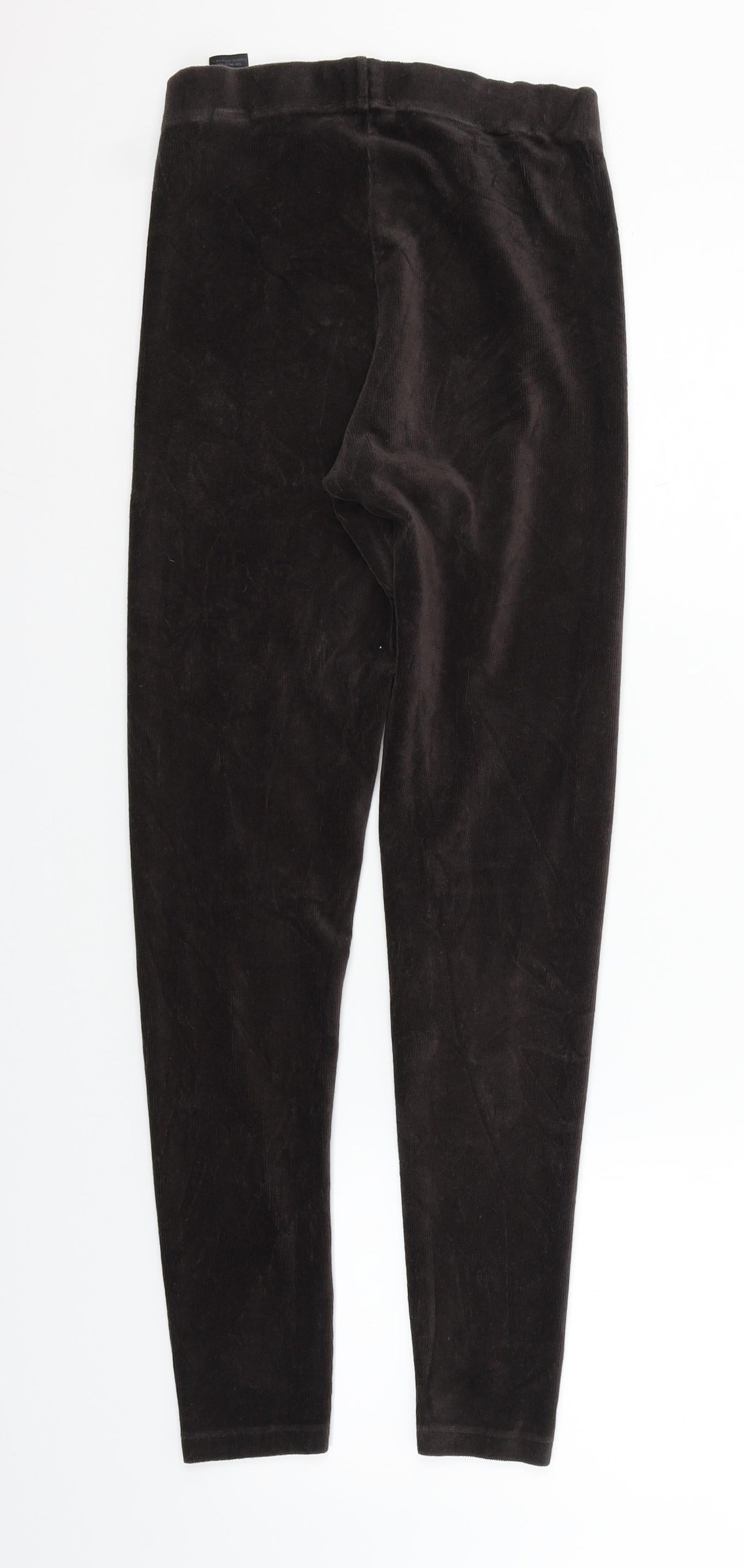 Womens UK Size 8 Marks and Spencer Regular Fit  Brown Trousers