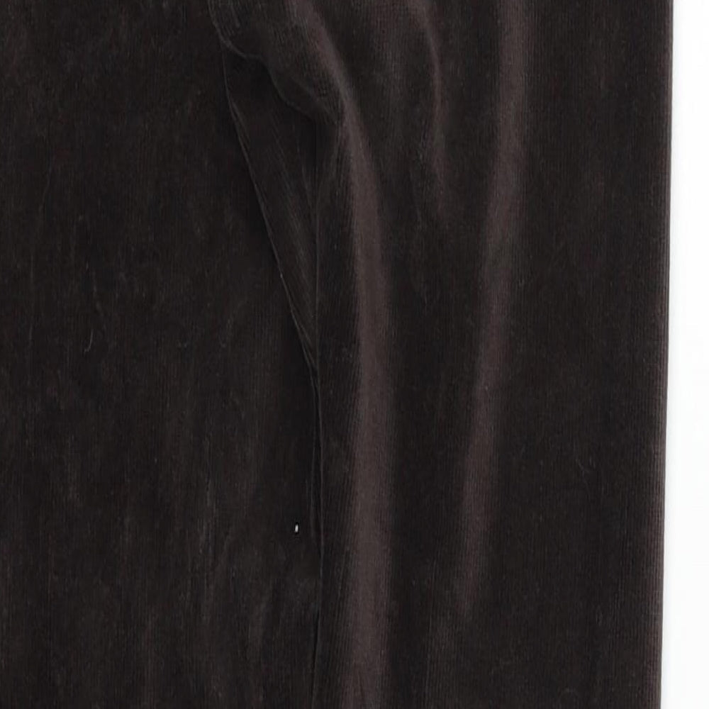 Womens UK Size 8 Marks and Spencer Regular Fit  Brown Trousers