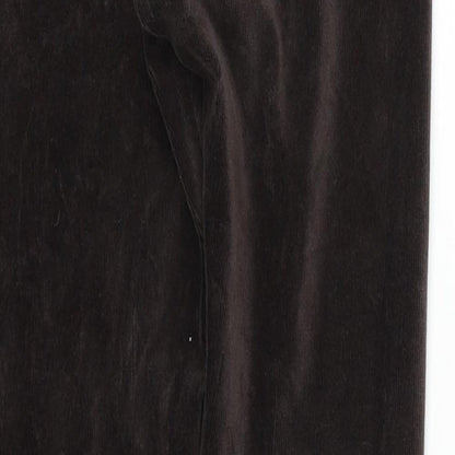 Womens UK Size 8 Marks and Spencer Regular Fit  Brown Trousers