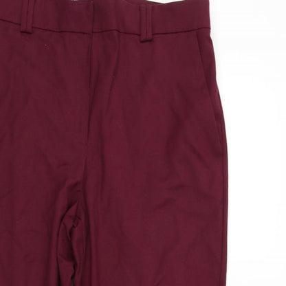 Womens UK Size 14 Marks and Spencer Regular Fit  Purple Trousers