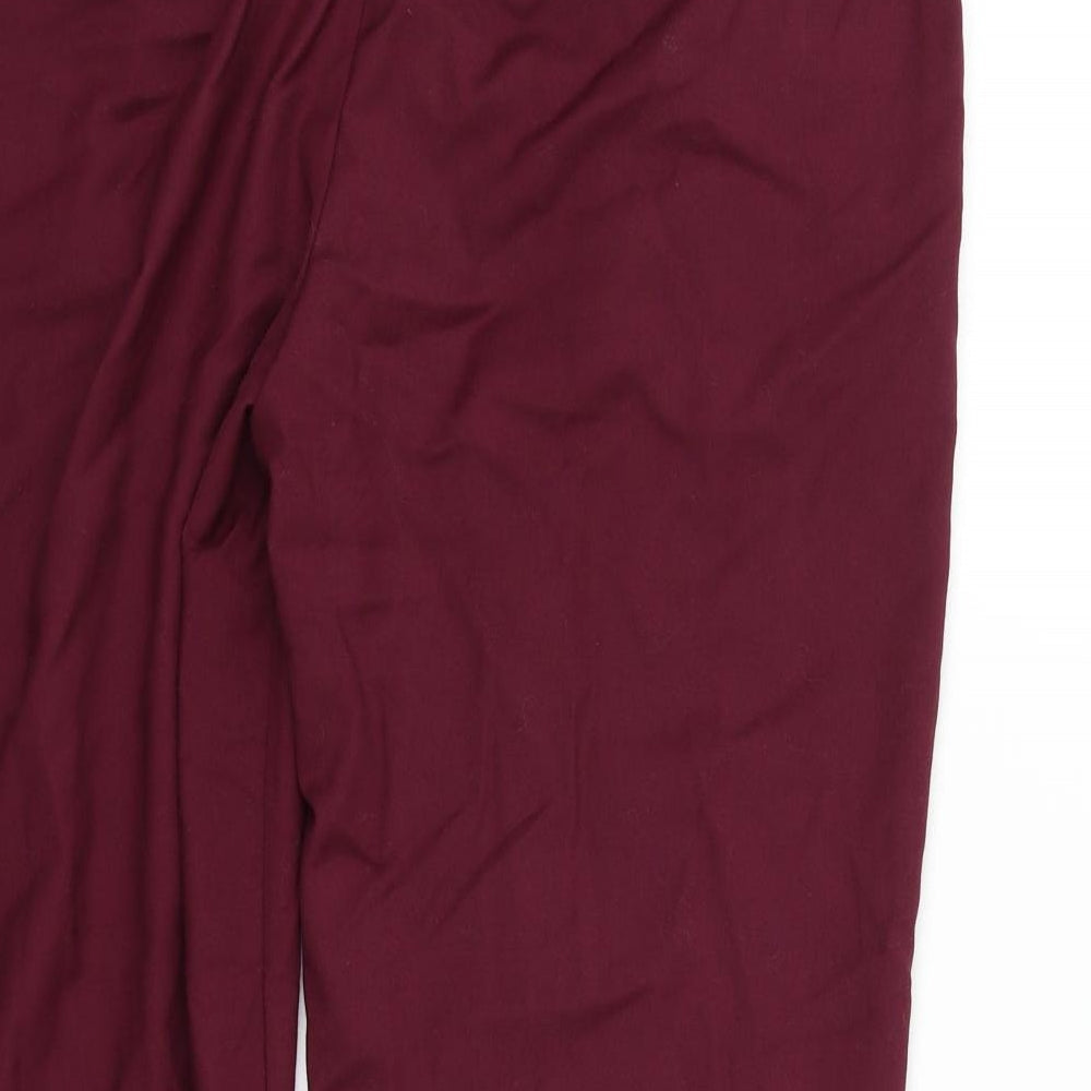 Womens UK Size 14 Marks and Spencer Regular Fit  Purple Trousers