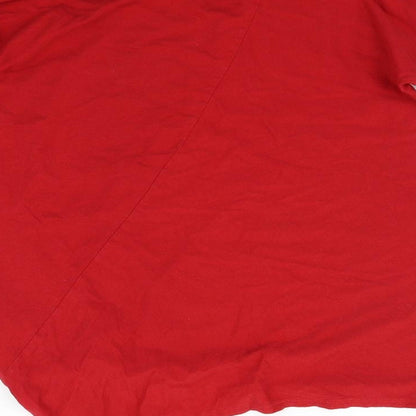 Womens UK Size 8 mamas & papas Red Basic T-Shirt