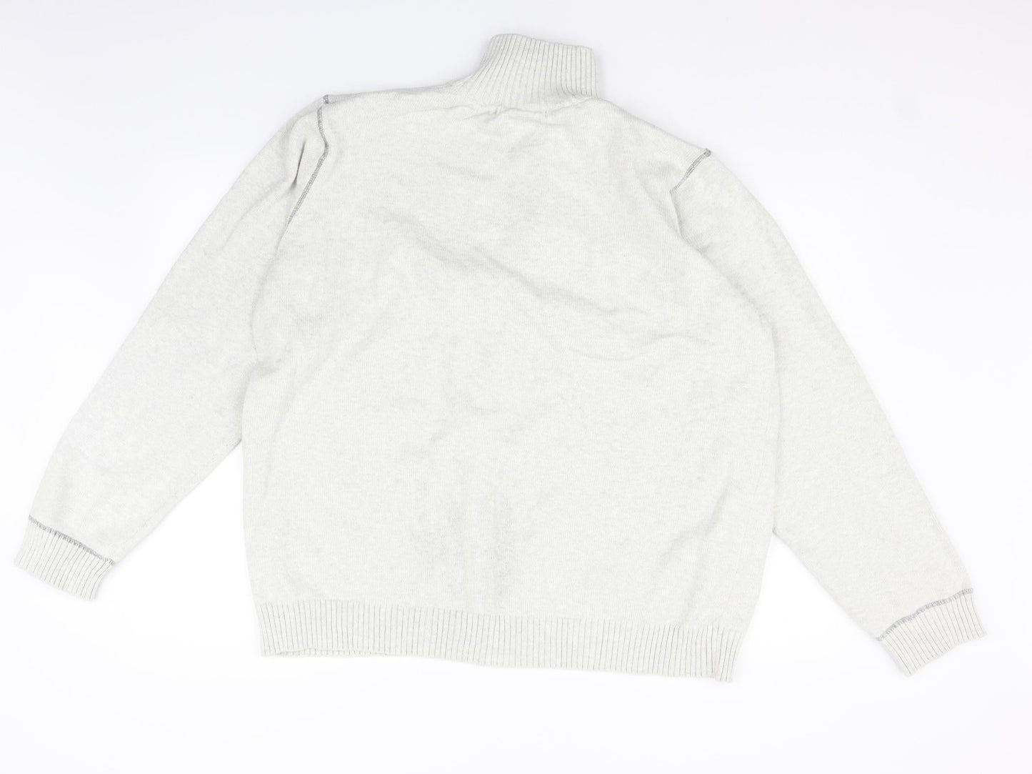 George Mens White   Pullover Jumper Size 2XL