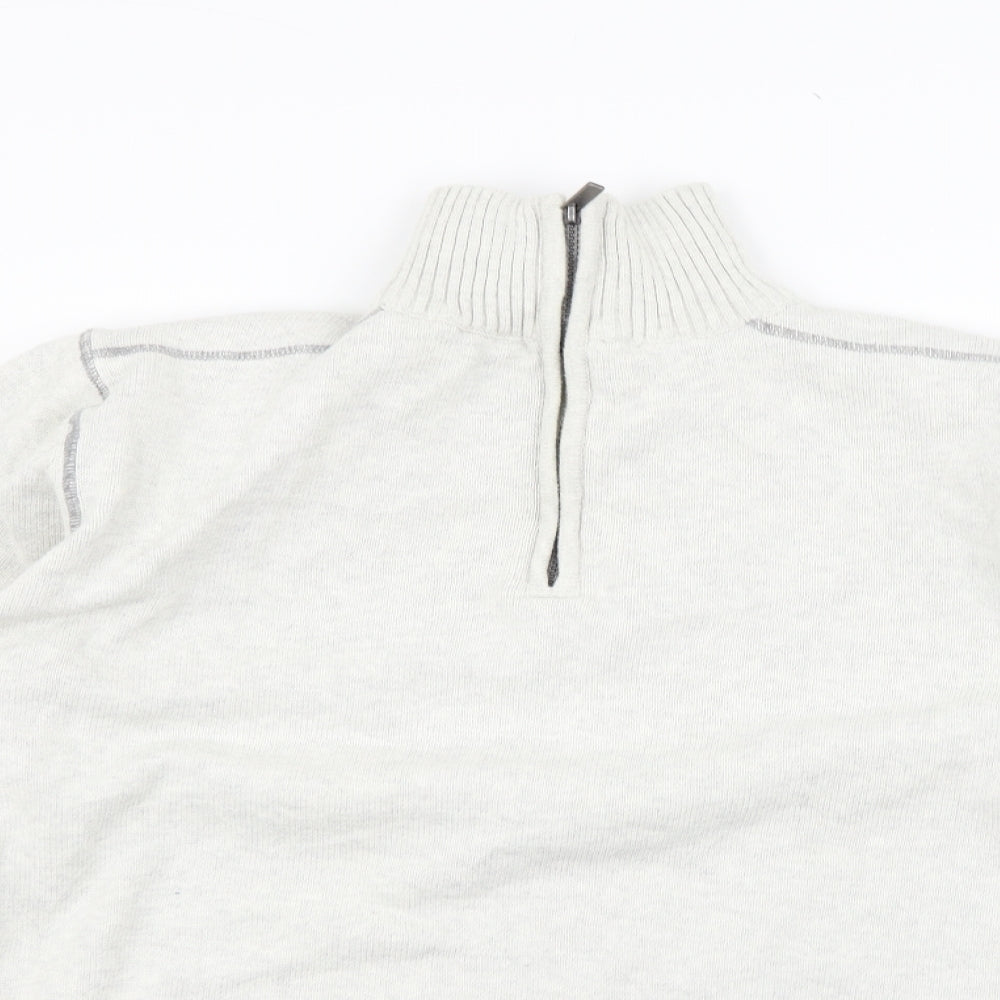 George Mens White   Pullover Jumper Size 2XL