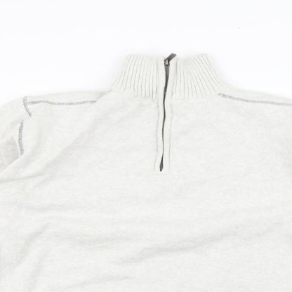 George Mens White   Pullover Jumper Size 2XL