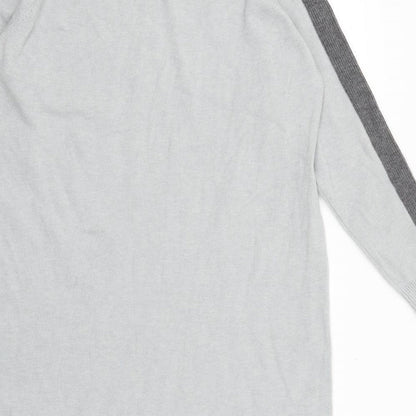 TU Womens Grey Houndstooth  Fit & Flare  Size L