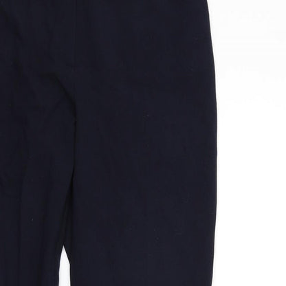 Womens UK Size 14 Marks and Spencer Regular Fit  Blue Trousers