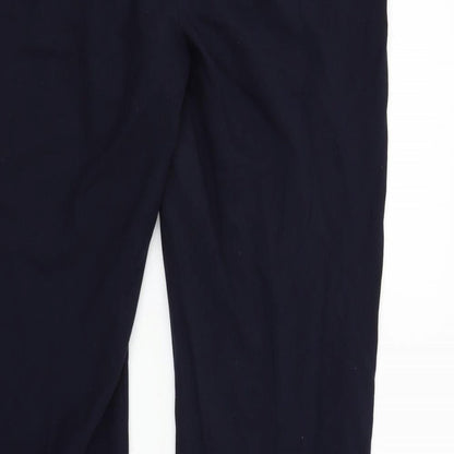 Womens UK Size 14 Marks and Spencer Regular Fit  Blue Trousers