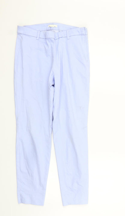 Womens UK Size 32 H&M Regular Fit  Blue Trousers