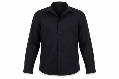 Mens UK Size 16 George Blue  Button-Up Long Sleeve Casual Shirt