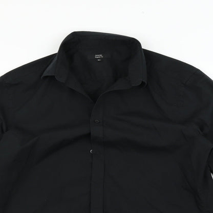 George Mens Blue Paisley   Button-Up Size 16