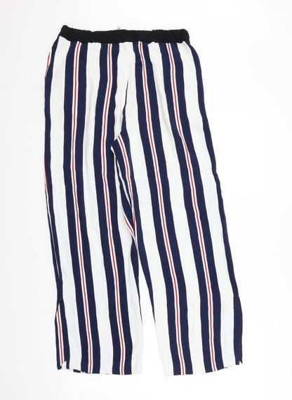 Womens UK Size S Zara Regular Fit  Blue Trousers