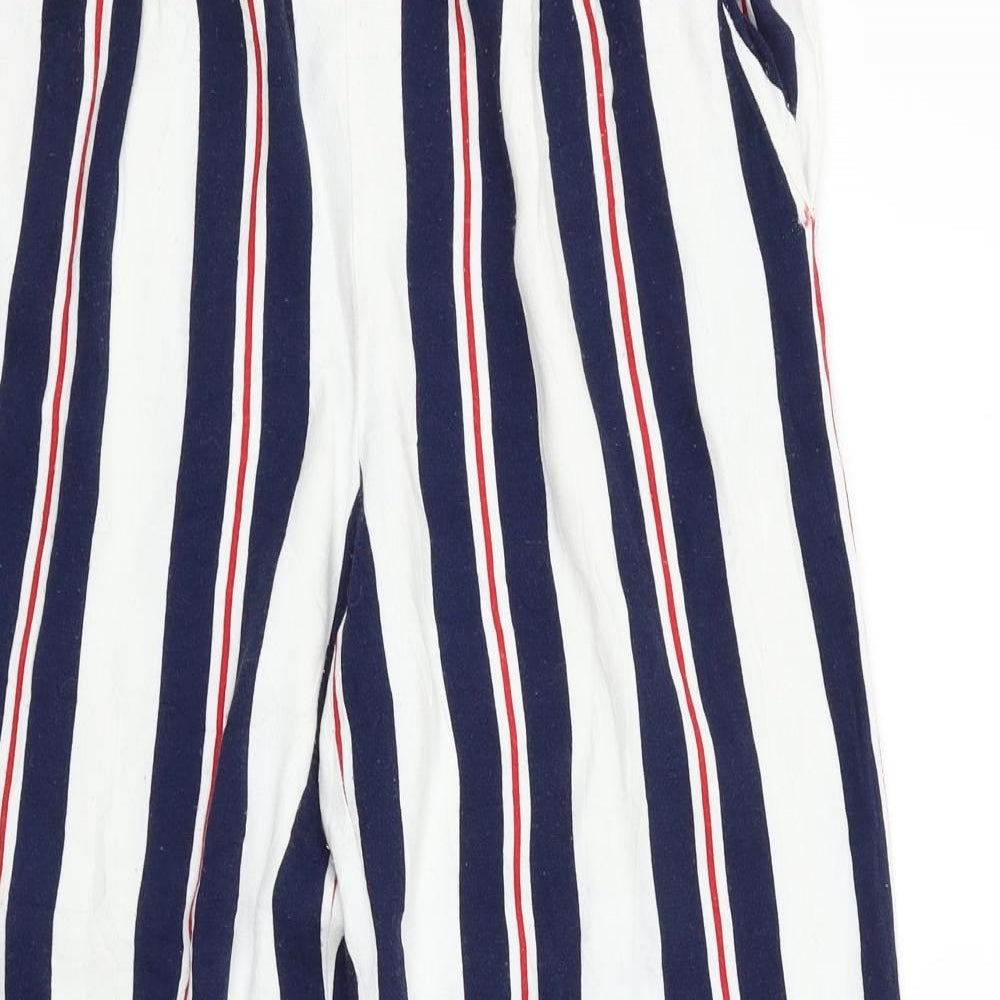 Womens UK Size S Zara Regular Fit  Blue Trousers