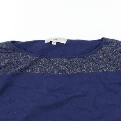 Marks and Spencer Womens Blue   Pullover Jumper Size 14  - washable marks