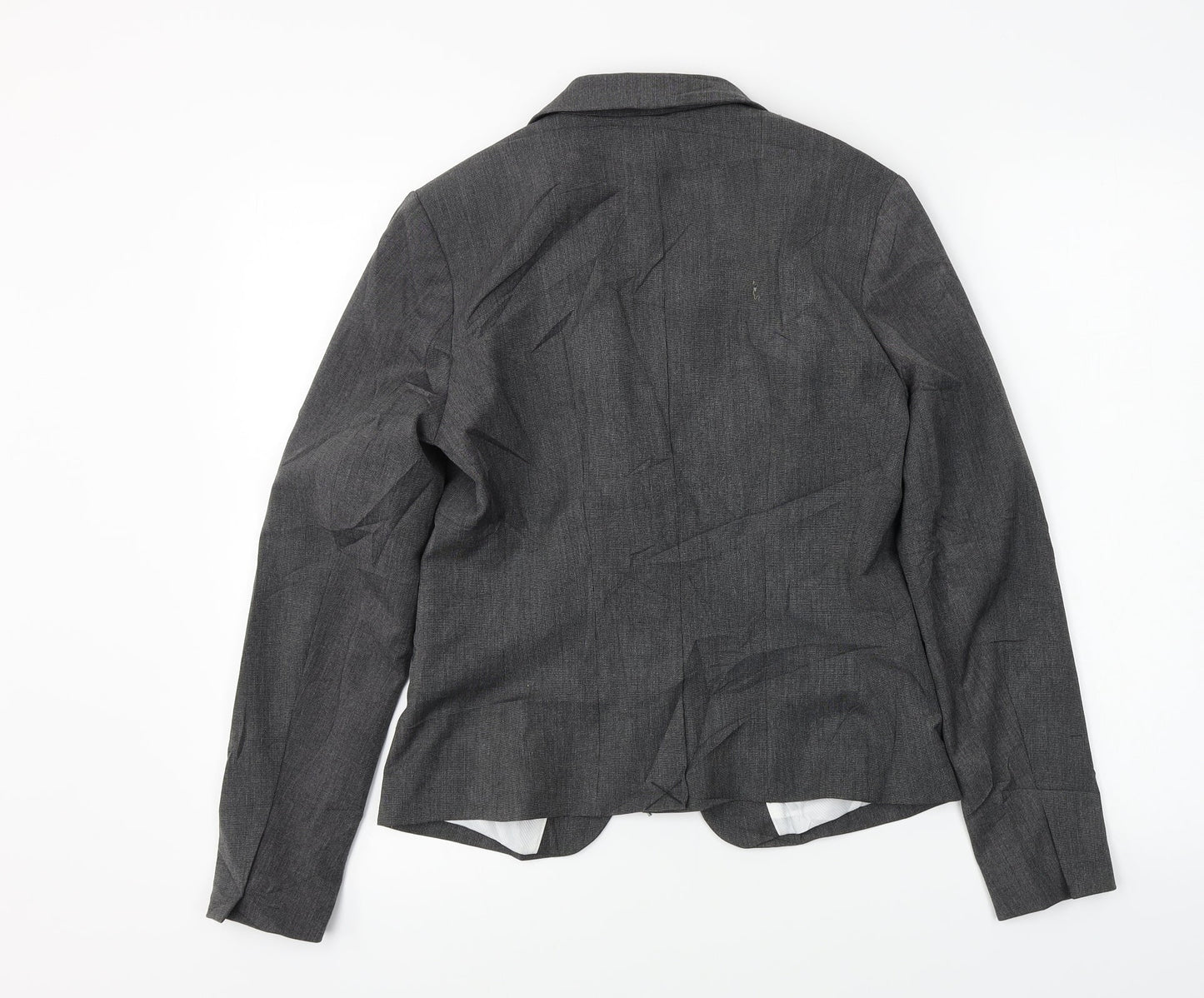 H&M  Womens Grey   Jacket Blazer Size 8