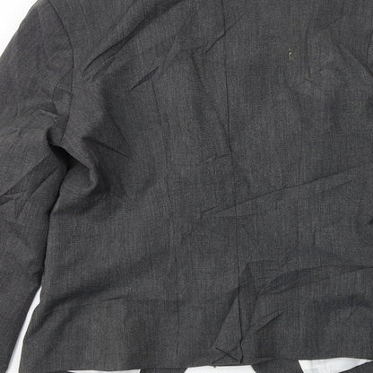 H&M  Womens Grey   Jacket Blazer Size 8